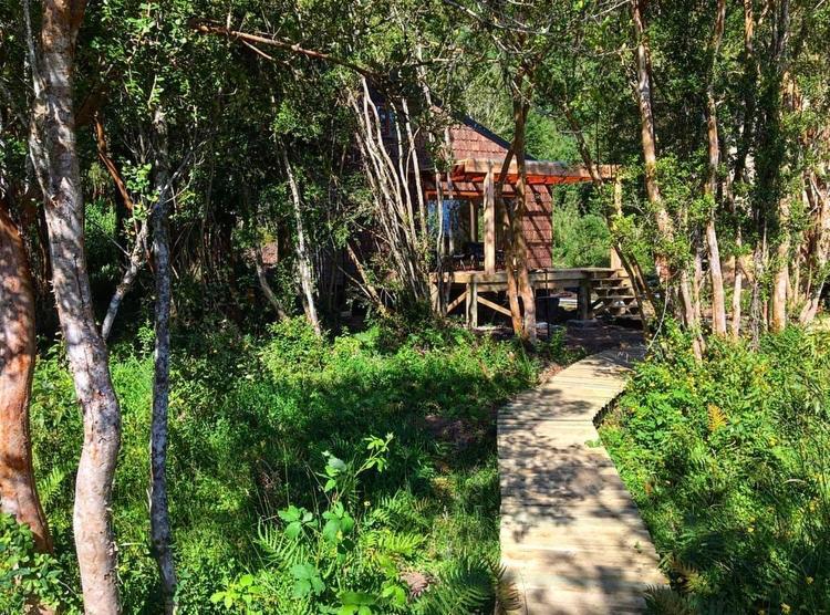 Cabanas Almalik Ralun エクステリア 写真